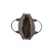 Leather shoulder bag with 15