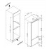 Amica BK2265.4i(E) 212-litre built-in fridge-freezer, White