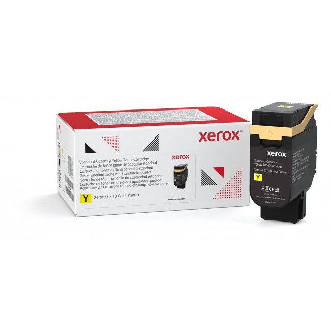 Xerox Genuine C410 Color Printer/VersaLink C415 Color Multifunction Printer Yellow Standard capacity Toner Cartridge (2000 Pages) - 006R04680
