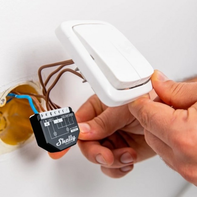 Shelly Qubino WAVE 2PM Smart switch Black