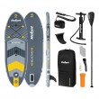 REBEL ACTIVE SMALL INFLATABLE SUP BOARD GRAY RBA-4511 REBEL ACTIVE SMALL INFLATABLE SUP BOARD GRAY RBA-4511