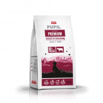 PUPIL Premium Mini rich in beef - dry dog food - 10kg