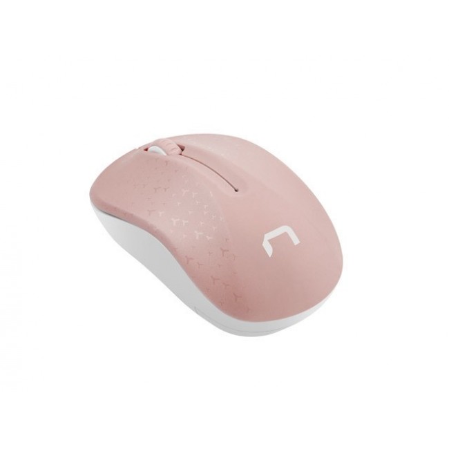 Natec Wireless Mouse Toucan Pink & White 1600DPI