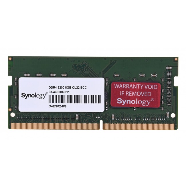 Synology D4ES02-8G memory module 8 GB 1 x 8 GB DDR4 ECC
