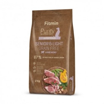 FITMIN Purity Purity Grain free Senior & Light Lamb - dry dog food - 2kg