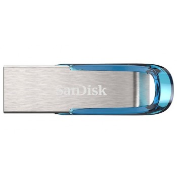 SanDisk Ultra Flair USB flash drive 64 GB USB Type-A 3.2 Gen 1 (3.1 Gen 1) Blue, Silver