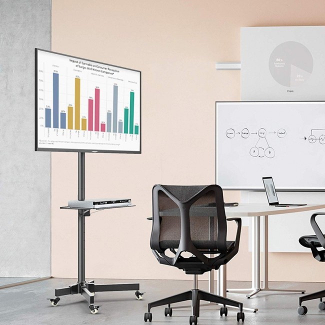 Techly Trolley Floor Stand LCD/LED/Plasma 23 Techly Trolley Floor Stand LCD/LED/Plasma 23