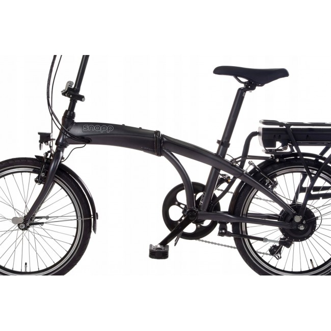 Snapp City-E Graphite folding electric bicycle