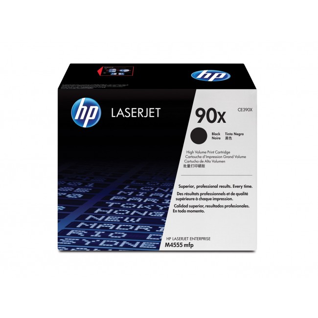 HP 90X High Yield Black Original LaserJet Toner Cartridge HP 90X High Yield Black Original LaserJet Toner Cartridge