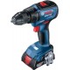 Bosch GSR 18V-50 1800 RPM Key 1 kg Black, Blue