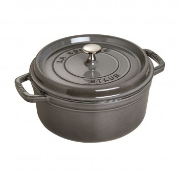STAUB Cast iron round pot 40500-246-0 3.8l graphite