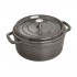 STAUB Cast iron round pot 40500-246-0 3.8l graphite