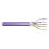 Installation cable DIGITUS cat.6, U/UTP, B2ca, AWG23/1, LSOH, 500m, purple, reel