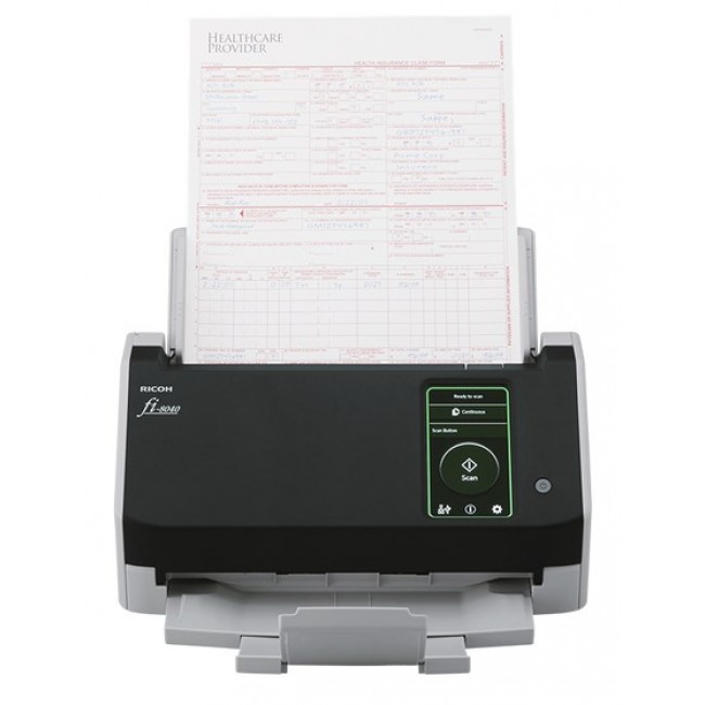 Ricoh fi-8040 ADF + Manual feed scanner 600 x 600 DPI A4 Black, Grey