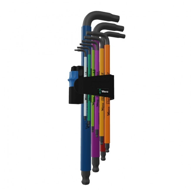 Wera 05022210001 hex key L-shaped hex key set Metric 9 pc(s) Wera 05022210001 hex key L-shaped hex key set Metric 9 pc(s)