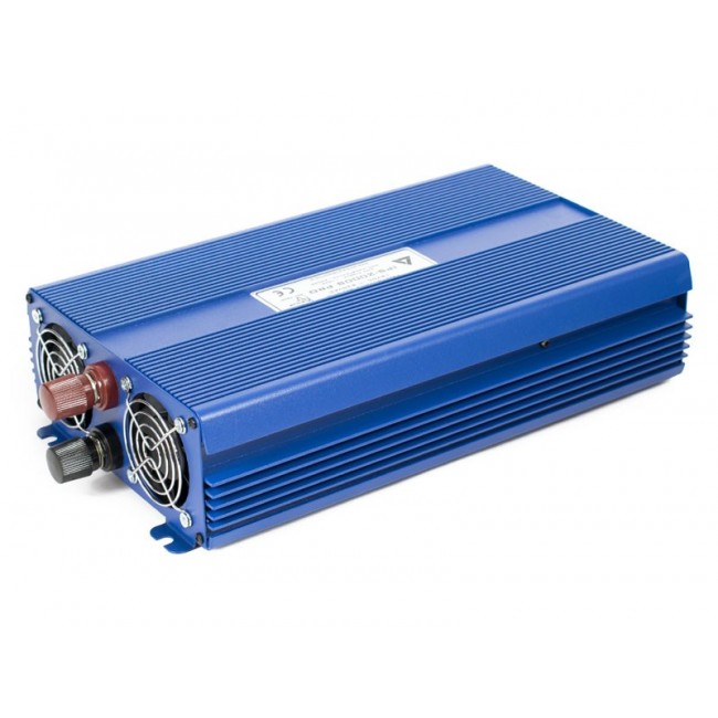 AZO Digital 24 VDC / 230 VAC ECO MODE SINUS IPS-2000S PRO 2000W voltage converter