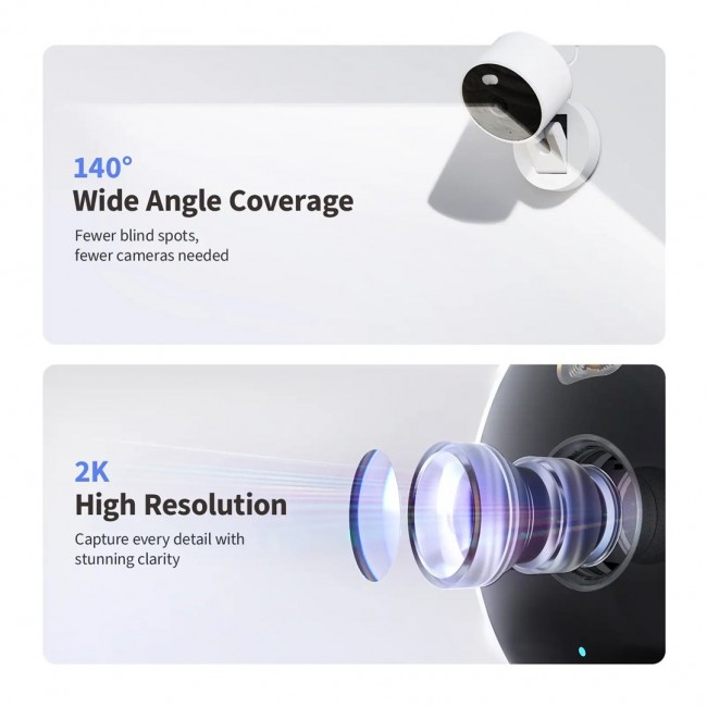 Aqara G100 Cube IP security camera Indoor & outdoor 2304 x 1296 pixels Ceiling/wall Aqara G100 Cube IP security camera Indoor & outdoor 2304 x 1296 pixels Ceiling/wall