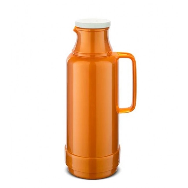 ROTPUNKT Glass thermos capacity 1.0 l, shiny fox (red) ROTPUNKT Glass thermos capacity 1.0 l, shiny fox (red)