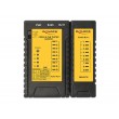 DeLOCK 86107 network cable tester Black, Yellow
