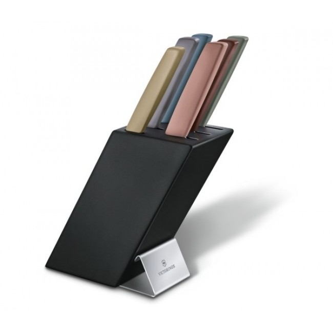 Victorinox Modern Knife Block, 6 pcs, beech Victorinox Modern Knife Block, 6 pcs, beech