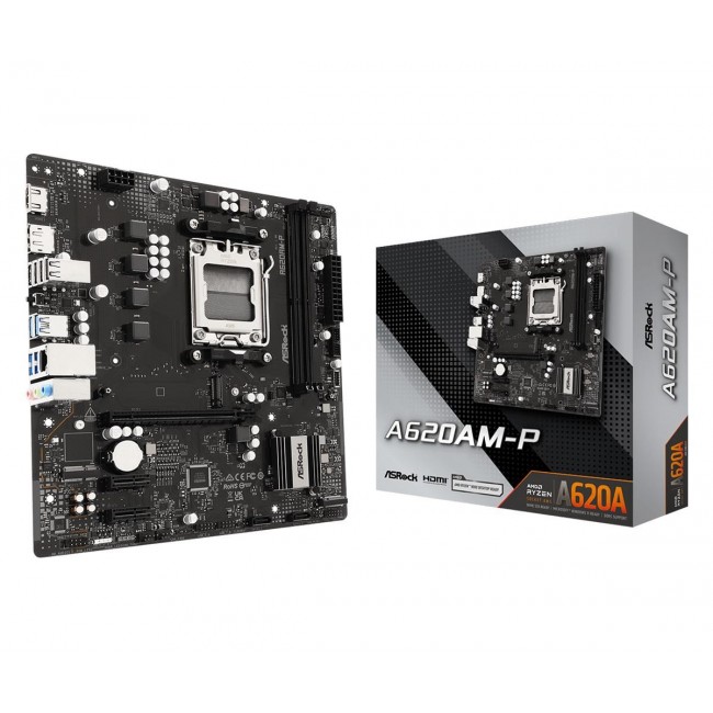 Asrock A620AM-P AMD A620A Socket AM5 micro ATX Asrock A620AM-P AMD A620A Socket AM5 micro ATX