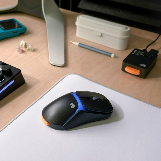 Glorious Gaming Model O3 Wireless Gaming Mouse - InfinitePlay Swappable Battery System, 8k Polling, 130M Click Optical Switches, Ultralight 66g, 30K DPI Optical Sensor, RGB - Black