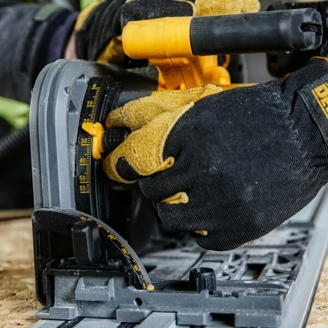 DEWALT DCS520T2 portable circular saw 54V 2x XR FLEXVOLT 6Ah TSTAK Black, Yellow