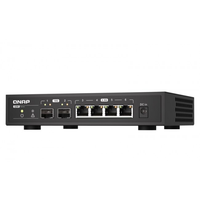 QNAP QSW-2104-2S network switch Unmanaged 2.5G Ethernet Black