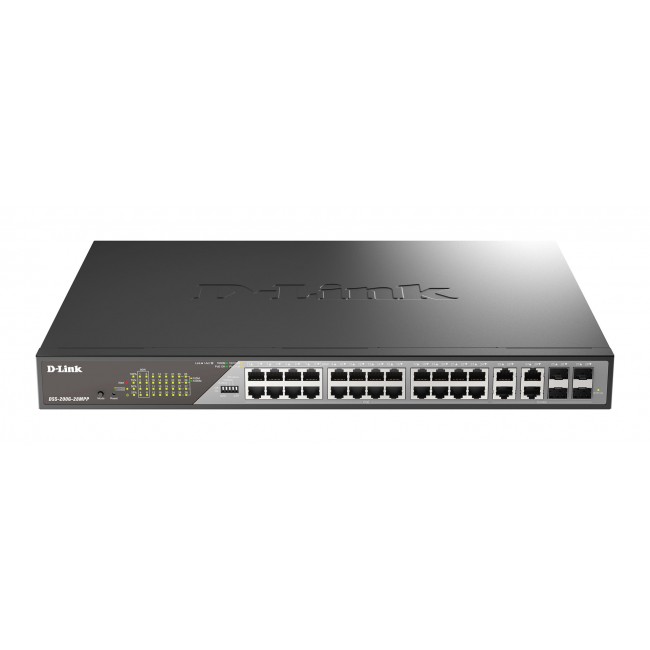D-Link DSS-200G-28MP network switch Managed L2 Gigabit Ethernet (10/100/1000) Power over Ethernet (PoE) 1U Grey D-Link DSS-200G-28MP network switch Managed L2 Gigabit Ethernet (10/100/1000) Power over Ethernet (PoE) 1U Grey