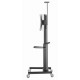 Gembird TVS-70T-02 Aluminum TV floor stand with caster wheels, 37
