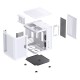 Jonsbo TK-1 2.0 Micro-ATX Case, Tempered Glass - white