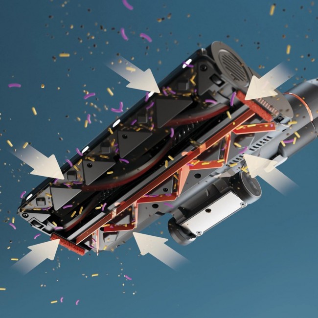 Philips XC7163/01 stick vacuum/electric broom 2-in-1 stick vacuum Battery Dry&wet Bagless 0.6 L Blue