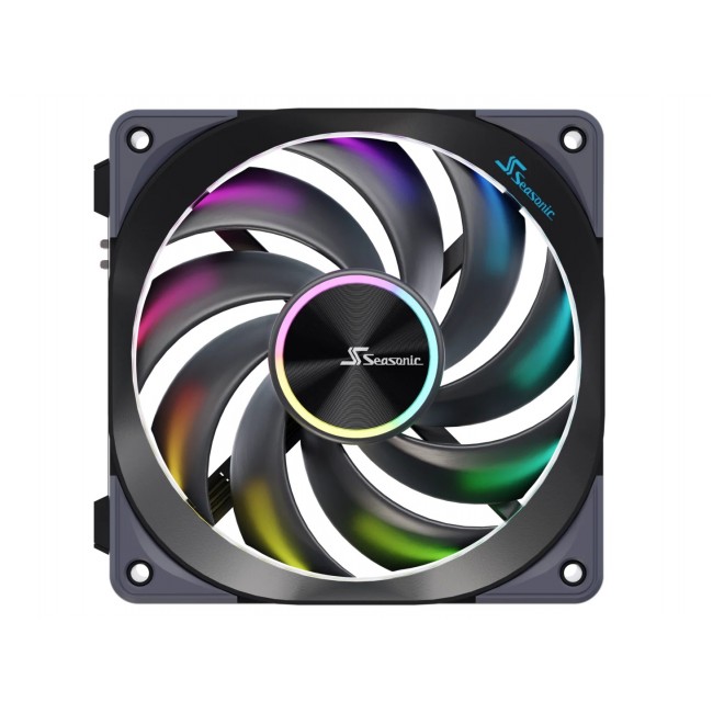 Seasonic MagFlow ARGB Computer case Fan 12 cm Black 3 pc(s)