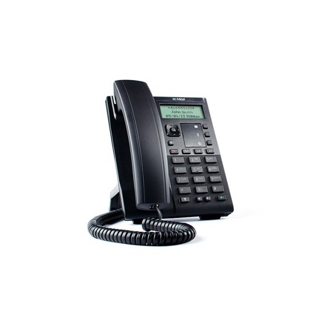 Mitel 6863 IP phone Black 2 lines LCD