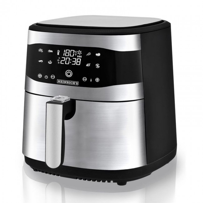 Heinrich s HFR 8205 Hot Air Fryer 8.0 l 1800 W Black and Silver Heinrich s HFR 8205 Hot Air Fryer 8.0 l 1800 W Black and Silver