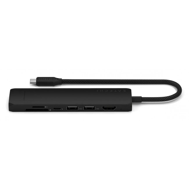 Satechi ST-P7SK interface hub USB Type-C 10000 Mbit/s Black Satechi ST-P7SK interface hub USB Type-C 10000 Mbit/s Black