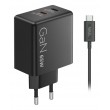 Lenovo Dual USB-C 65W GaN Charger Universal Black AC Indoor