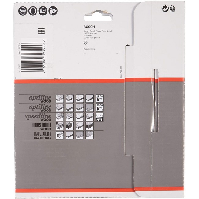 Bosch Optiline Wood Circular Saw Blades