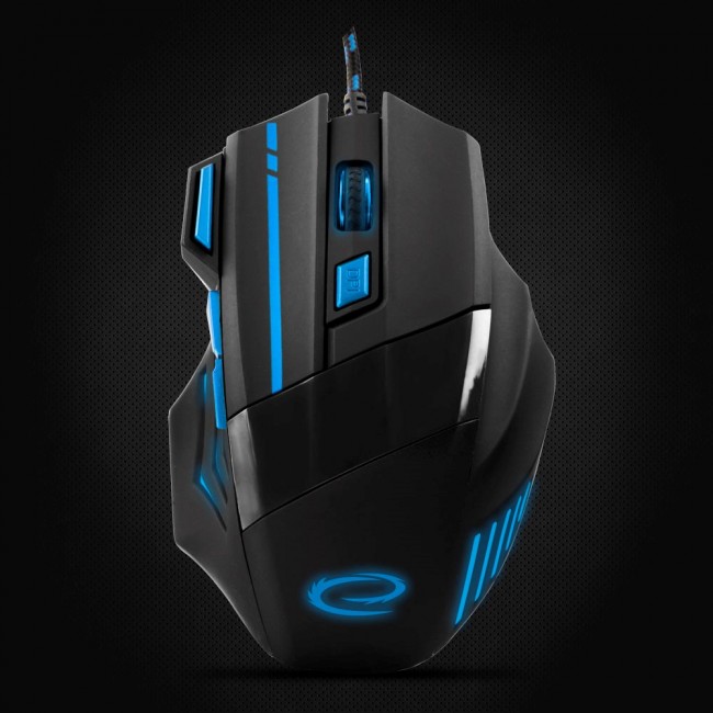 Esperanza EGM201B mouse USB Type-A Optical 2400 DPI Right-hand