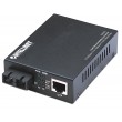 Intellinet Fast Ethernet Media Converter, 10/100Base-Tx to 100Base-Fx (SC) Multi-Mode, 2 km (1.24 mi)