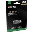 Emtec C280 USB flash drive 128 GB USB Type-C 3.2 Gen 1 (3.1 Gen 1) Black