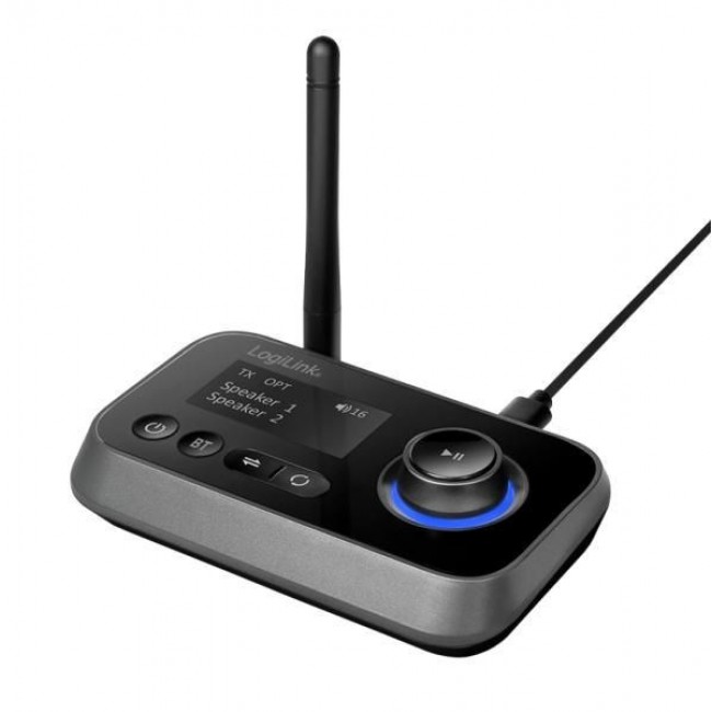 LogiLink BT0062 AV extender AV transmitter & receiver Black