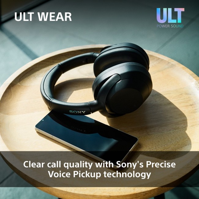 Sony ULT WEAR - Wireless Bluetooth Headphones with ULT POWER SOUND, Ultimate Deep Bass, Noise Cancelling, Clear Call Quality, Up to 30hr Battery Life, IOS & Android