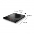 Philips 5000 series HD5850/90 hob Black, Grey Countertop 29.5 cm Zone induction hob 1 zone(s)