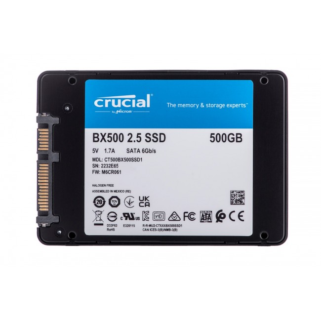 Crucial CT500BX500SSD1 internal solid state drive 2.5