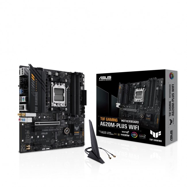 ASUS TUF GAMING A620M-PLUS WIFI AMD A620 Socket AM5 micro ATX ASUS TUF GAMING A620M-PLUS WIFI AMD A620 Socket AM5 micro ATX