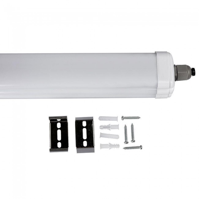 Hermetic luminaire V-TAC X-SERIES VT-1524 120cm 24W 160Lm/W 6400K 3840lm (SKU 216486) White Hermetic luminaire V-TAC X-SERIES VT-1524 120cm 24W 160Lm/W 6400K 3840lm (SKU 216486) White