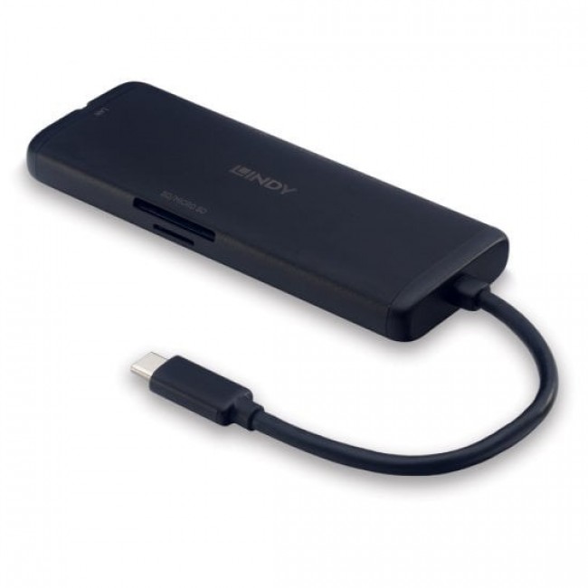 Lindy DST-Mini USB-C Laptop Mini Docking Station with 4K Support and 100W Pass-Through Charging Lindy DST-Mini USB-C Laptop Mini Docking Station with 4K Support and 100W Pass-Through Charging