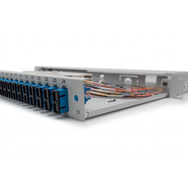 Digitus Fiber Optic Splice Box, Equipped, SC, OS2 Digitus Fiber Optic Splice Box, Equipped, SC, OS2