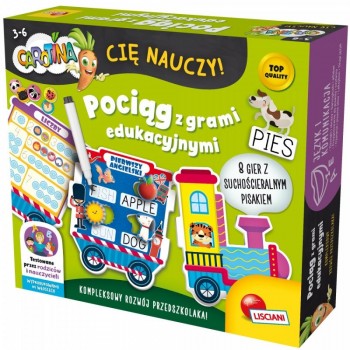 PROMO Carotina will teach you! Educational Games Train 102860 LISCIANI